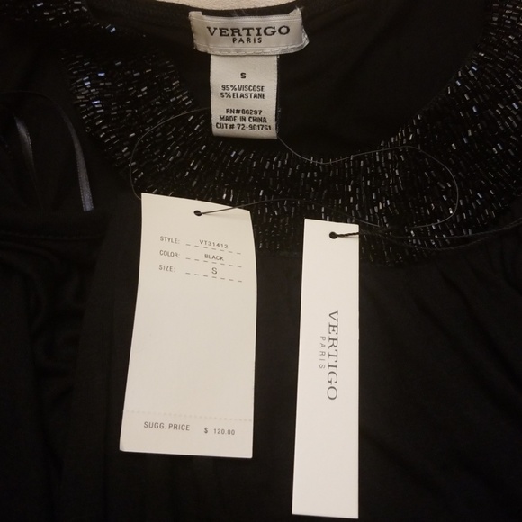 Vertigo Paris Black Cami Top - Picture 7 of 8